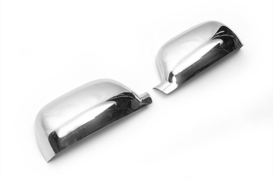 Volkswagen Touareg 2002–2010 Spiegelabdeckungen 2003-2007 (2 Stk., Edelstahl) OmsaLine - Italienischer Edelstahl Foto 6