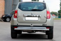 Renault Duster 2008–2017 Heckbügel gerade (Edelstahl) Foto 3