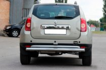 Dacia Duster 2008-2018 Heckbügel gerade (Edelstahl) Foto 5