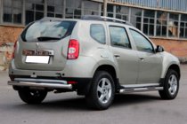 Dacia Duster 2008-2018 Heckbügel gerade (Edelstahl) Foto 4