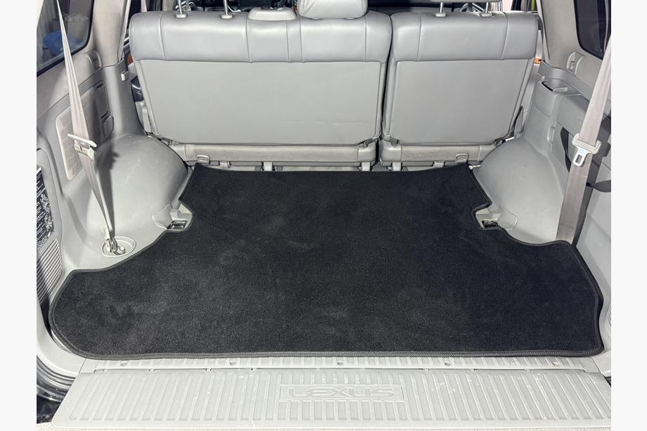 Lexus LX470 1998-2007 Kofferraummatte Textil Classic 2 Stk Schwarz (7 Sitze) Foto 2