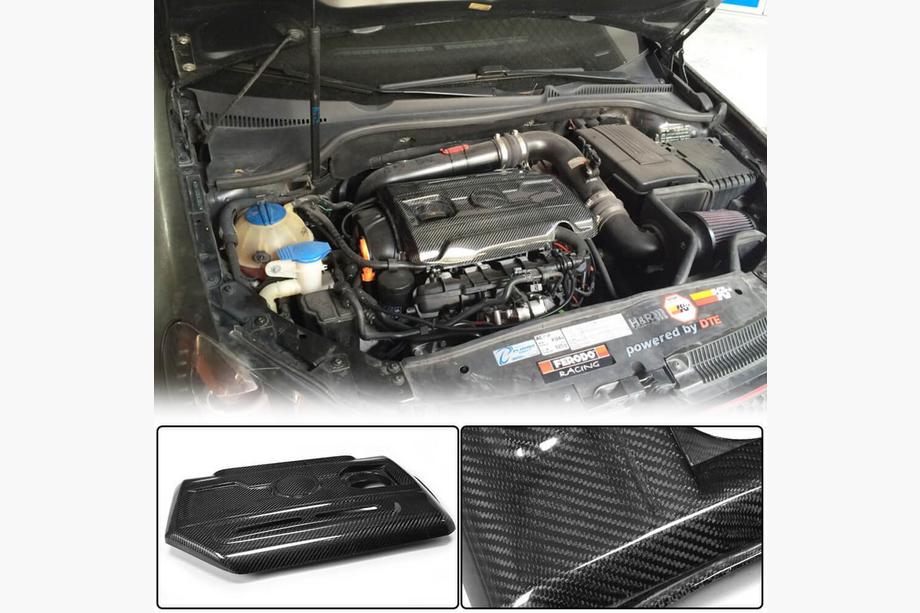 Volkswagen Golf 6 2008-2014 Motorabdeckung (für GTI HB 2010-2013, Carbon) Foto 1