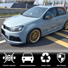 Volkswagen Golf 6 2008-2014 Spiegelkappen V1 (für HB 2010-2013, Carbon) Foto 3