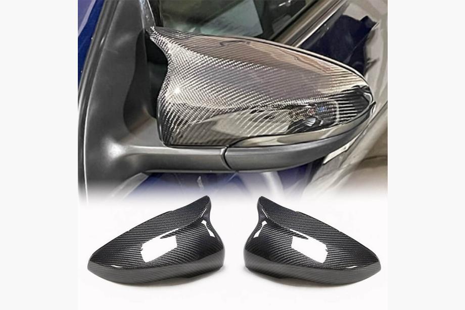 Volkswagen Golf 6 2008-2014 Spiegelkappen V2 (für HB 2010-2013, Carbon) Foto 1