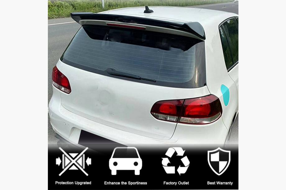 Volkswagen Golf 6 2008-2014 Spoiler V3 (für GTI/R HB 2010-2013, Carbon) Foto 3