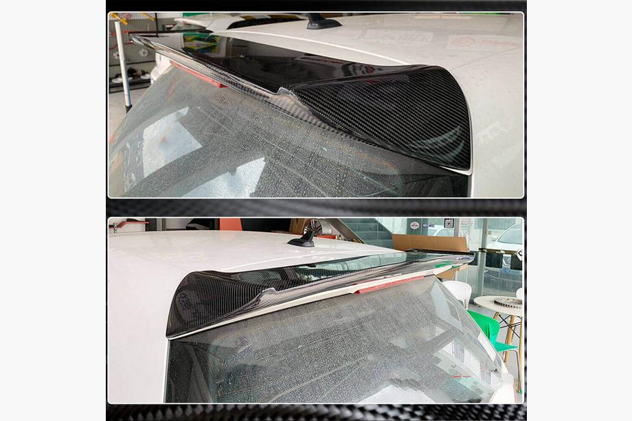 Volkswagen Golf 6 2008-2014 Spoiler V3 (für GTI/R HB 2010-2013, Carbon) Foto 4