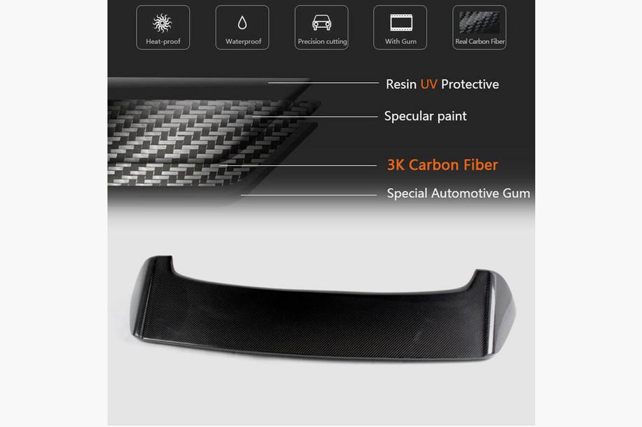 Volkswagen Golf 6 2008-2014 Spoiler V3 (für GTI/R HB 2010-2013, Carbon) Foto 6