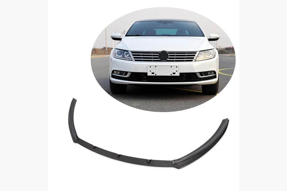 Volkswagen Passat CC 2008-2017 Frontstoßstange Lippe Aufsatz (für 2012-2018, Carbon) Foto 1