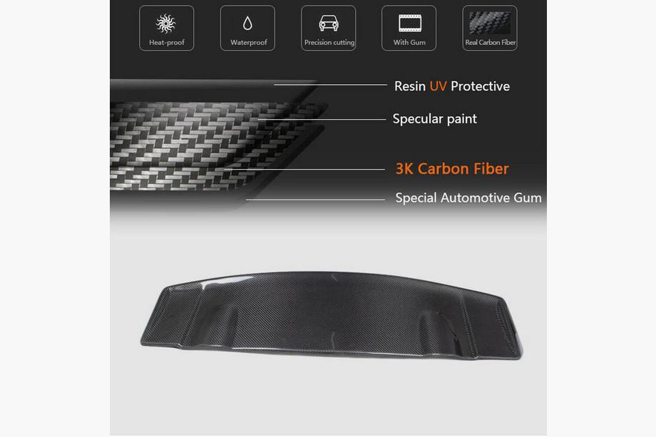 Volkswagen Scirocco 2008-2017 Spoiler V2 (für Base, Carbon) Foto 5