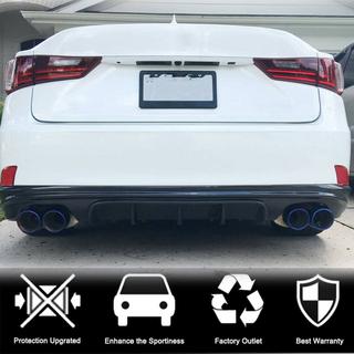 Heckdiffusor V2 für Base/F-Sport 2013-2016, Carbon Lexus IS 2013- Foto 2