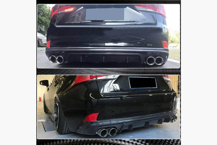 Lexus IS 2013- Heckdiffusor V2 für Base/F-Sport 2013-2016, Carbon Foto 3