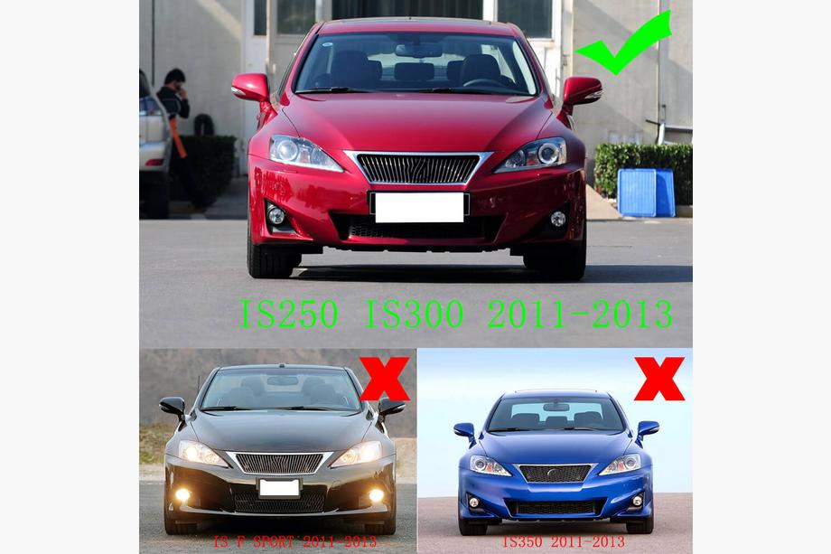 Lexus IS 2005-2013 Frontstoßstangenlippe Aufsatz (für Base 2011-2013, Carbon) Foto 6