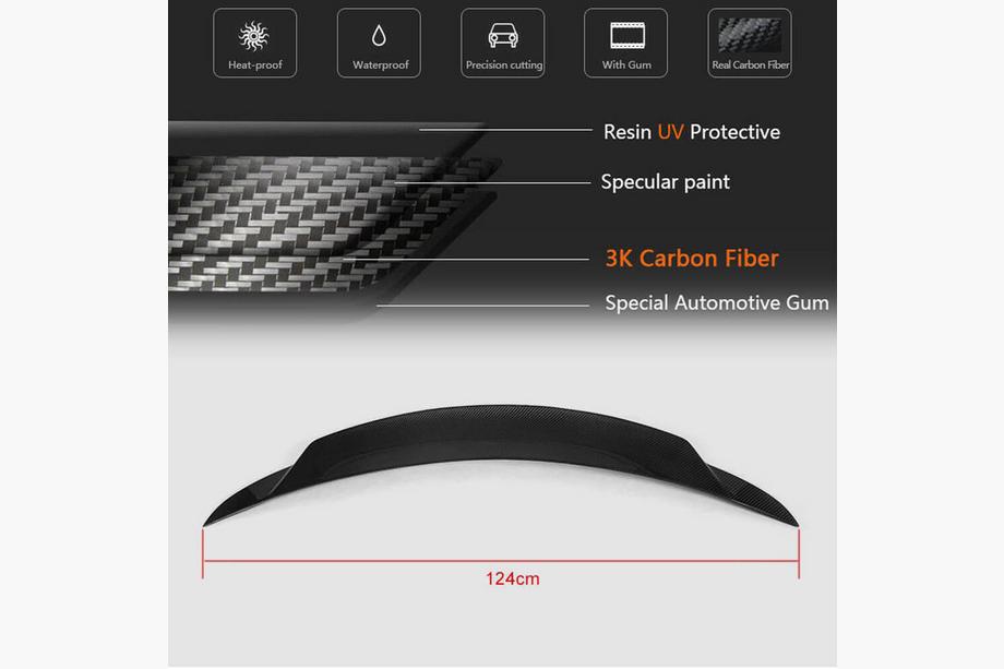 Infiniti G25/G35/37 (V36/CV36) 2006-2015 Spoiler (für G37 Coupe, Carbon) Foto 6