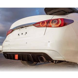 Heckstoßstangen-Diffusor V1 (für Q50 Base/Sport 2018-2023) Infiniti Q50/Q60 2013-2024 Foto 3