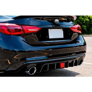 Heckstoßstangen-Diffusor V1 (für Q50 Base/Sport 2018-2023) Foto 1