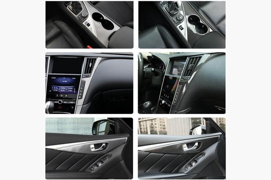 Infiniti Q50/Q60 2013-2024 Carbon Einsätze Innenraum (für Q50) Foto 2