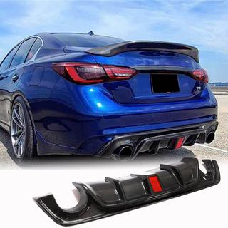 Heckdiffusor V3 (für Q50 Base/Sport 2018-2023, Carbon) Infiniti Q50/Q60 2013-2024 Foto 1