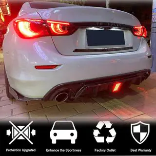 Heckdiffusor V3 (für Q50 Base/Sport 2018-2023, Carbon) Infiniti Q50/Q60 2013-2024 Foto 3