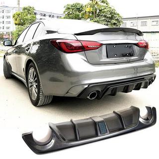 Heckdiffusor V4 (für Q50 Base/Sport 2018-2023, Carbon) Infiniti Q50/Q60 2013-2024 Foto 1