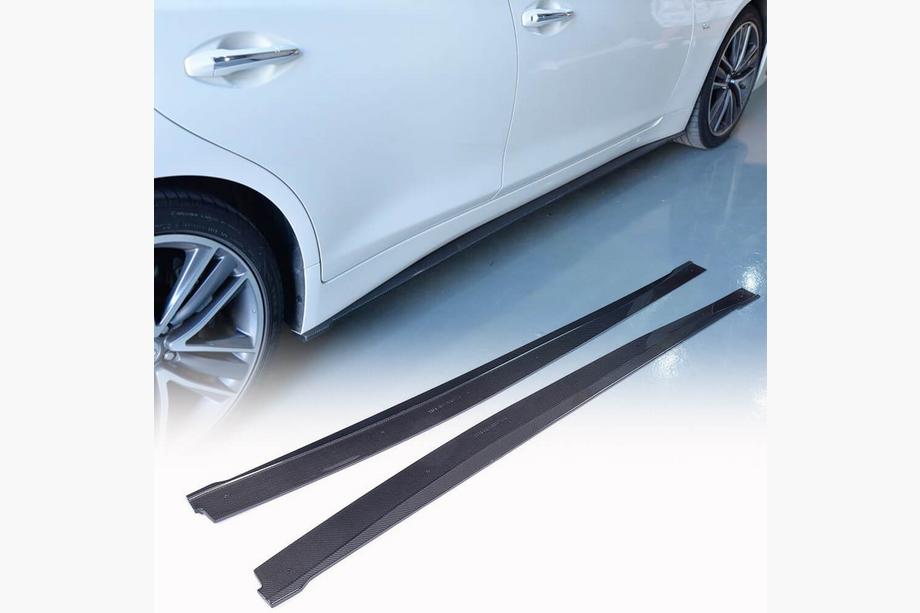 Infiniti Q50/Q60 2013-2024 Seitenschweller V2 (für Q50, Carbon) Foto 1