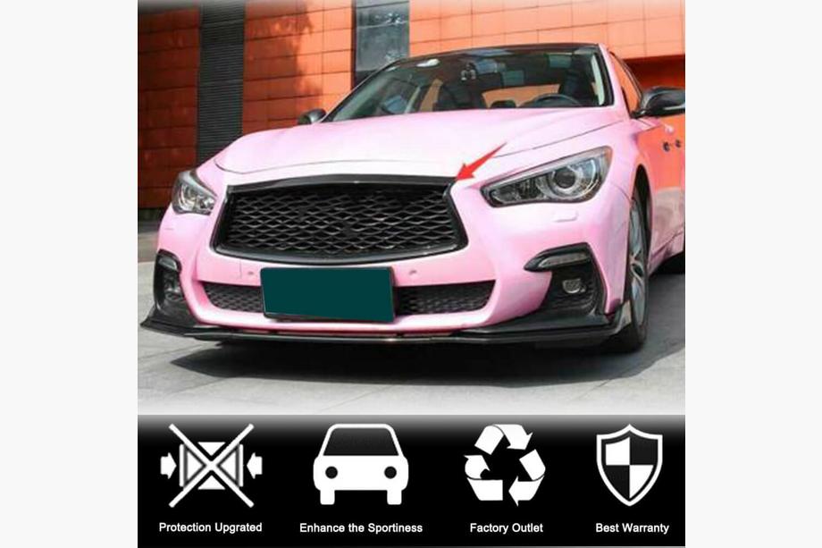Infiniti Q50/Q60 2013-2024 Kühlergrill Umrandung (für Q50 2018-2022, Carbon) Foto 4