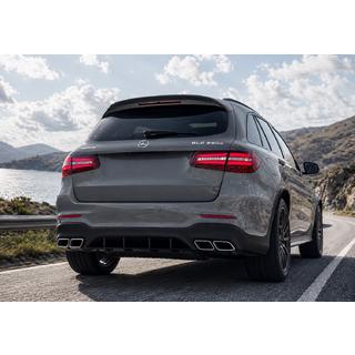 Heckdiffusor mit Endrohren Silber (Design AMG63) Foto 2
