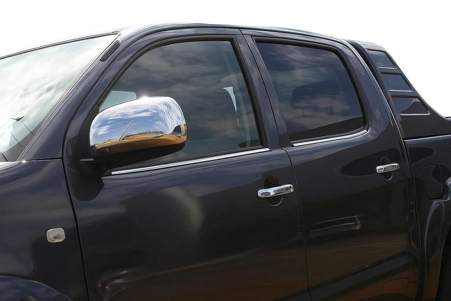 Toyota Hilux 2006-2015 Fensterleisten Chrom (4 Stk, Edelstahl) Image