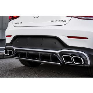 Heckdiffusor mit Endrohren Silber (Design AMG63 2020-2022) Foto 2