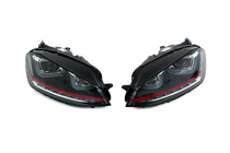 Volkswagen Golf 7/E-Golf 2012-2020 Frontscheinwerfer Red-V2 (2012-2017, dynamischer Blinker, 2 Stk.) Foto 1