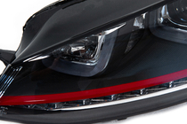 Volkswagen Golf 7/E-Golf 2012-2020 Frontscheinwerfer Red-V2 (2012-2017, dynamischer Blinker, 2 Stk.) Foto 12
