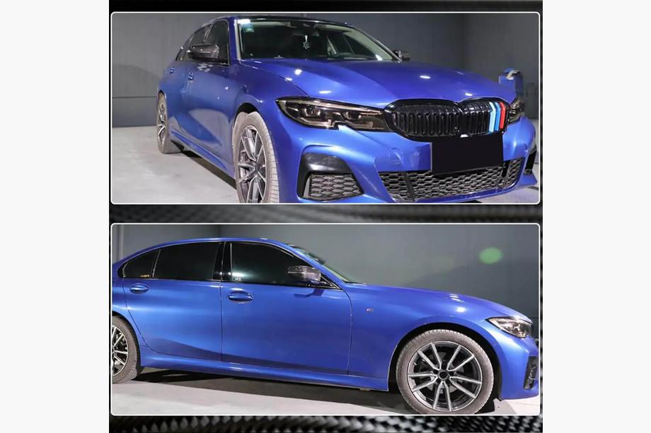 BMW 4 Series G22/23/26 2020- Spiegelabdeckungen M-Look (Carbon) Foto 3