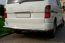 Toyota HiAce Heckbügel Edelstahl Foto 1