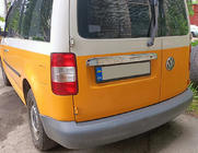 Volkswagen Caddy 2004-2010 Chromleiste über dem Kennzeichen (2-türig, Edelstahl) Ohne Schriftzug, Carmos - Türkischer Stahl Foto 1