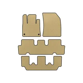 EVA Fußmatten V1 (3 Reihen, Beige)