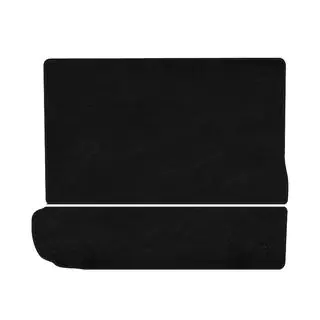 Textile Kofferraummatte Premium (3. Reihe umgeklappt, Schwarz)