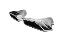 BMW 5er G30/G31 2017–2023 M-Performance Auspuffendrohre Silber (2 St.) Foto 2