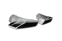 BMW 5er G30/G31 2017–2023 M-Performance Auspuffendrohre Silber (2 St.) Foto 3