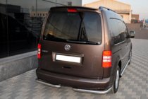 Volkswagen Caddy 2010-2015 Hintere Eckschutzrohre AK003 (2 Stk., Edelstahl) Foto 1