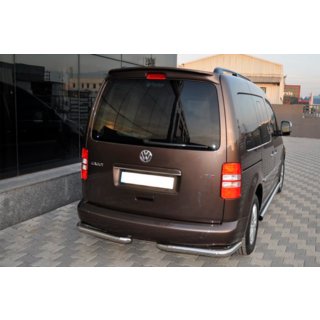 Hintere Eckschutzrohre AK003 (2 Stk., Edelstahl) Volkswagen Caddy 2004-2010 Foto 2