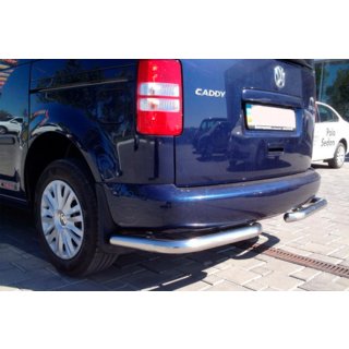 Hintere Eckschutzrohre AK003 (2 Stk., Edelstahl) Volkswagen Caddy 2004-2010 Foto 3