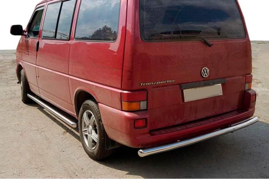 Volkswagen T4 Transporter 1990-2003 Heckbügel AK002 (Edelstahl) Image