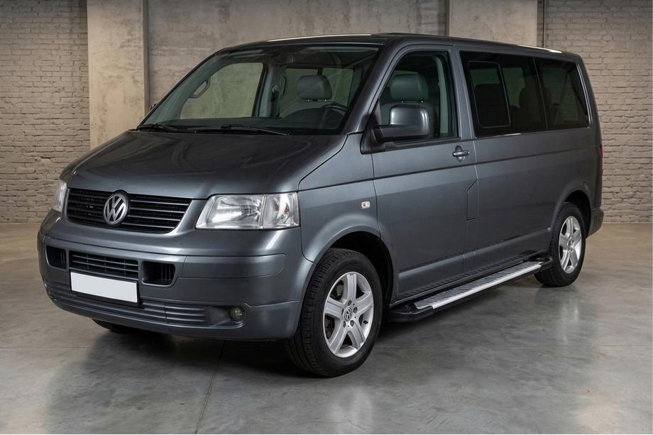 Volkswagen T5 Caravelle 2004-2010 Seitenschweller Line-Typ (2 Stk., Alu) Langer Radstand Foto 1