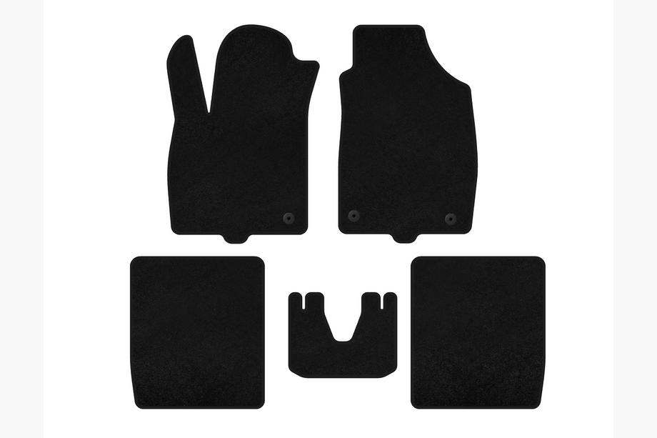 Fiat Panda 2003-2011 Textil Fußmatten Premium (Schwarz) Image