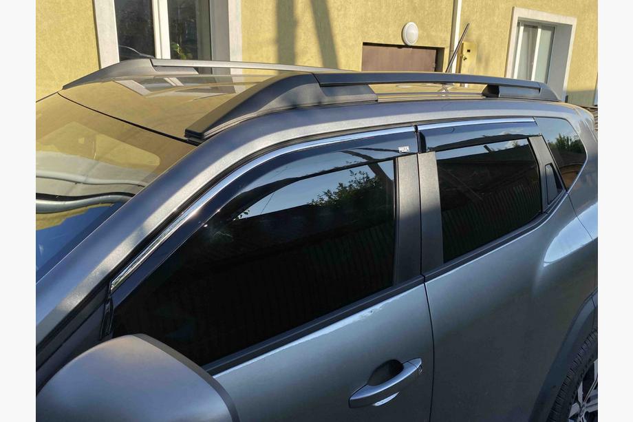Renault Duster 2024- Windabweiser mit Chromleiste (4 Stk, Niken) Image