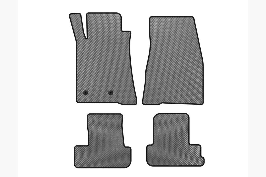 Ford Mustang 2005-2014 EVA Fußmatten (2009-2014, GT, Cabrio, Grau) Image