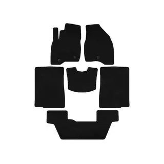 Textil Fußmatten Premium (2015-2017, 3 Reihen, 7-Sitzer, Schwarz) Foto 1