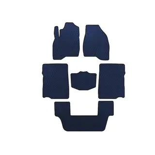 EVA Fußmatten (2017-2019, 3. Reihe, 7-Sitzer, Blau)