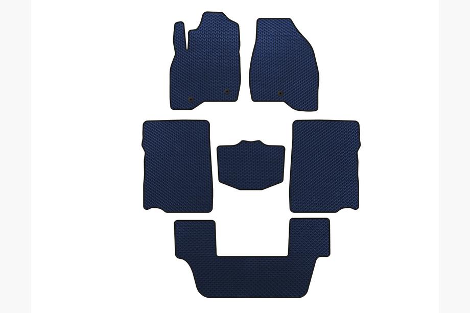 Ford Explorer 2011-2019 EVA Fußmatten (2017-2019, 3. Reihe, 7-Sitzer, Blau) Image