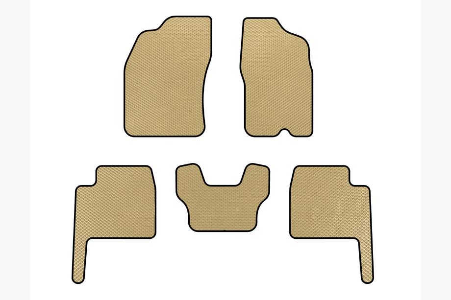 Dodge Durango 2004-2009 EVA Fußmatten (Beige) Image