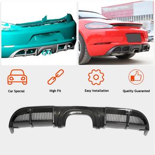 Heckdiffusor V1 für Heckstoßstange (2016-2019, Carbon) Porsche Boxster/Cayman 982 (718) 2016- Foto 2